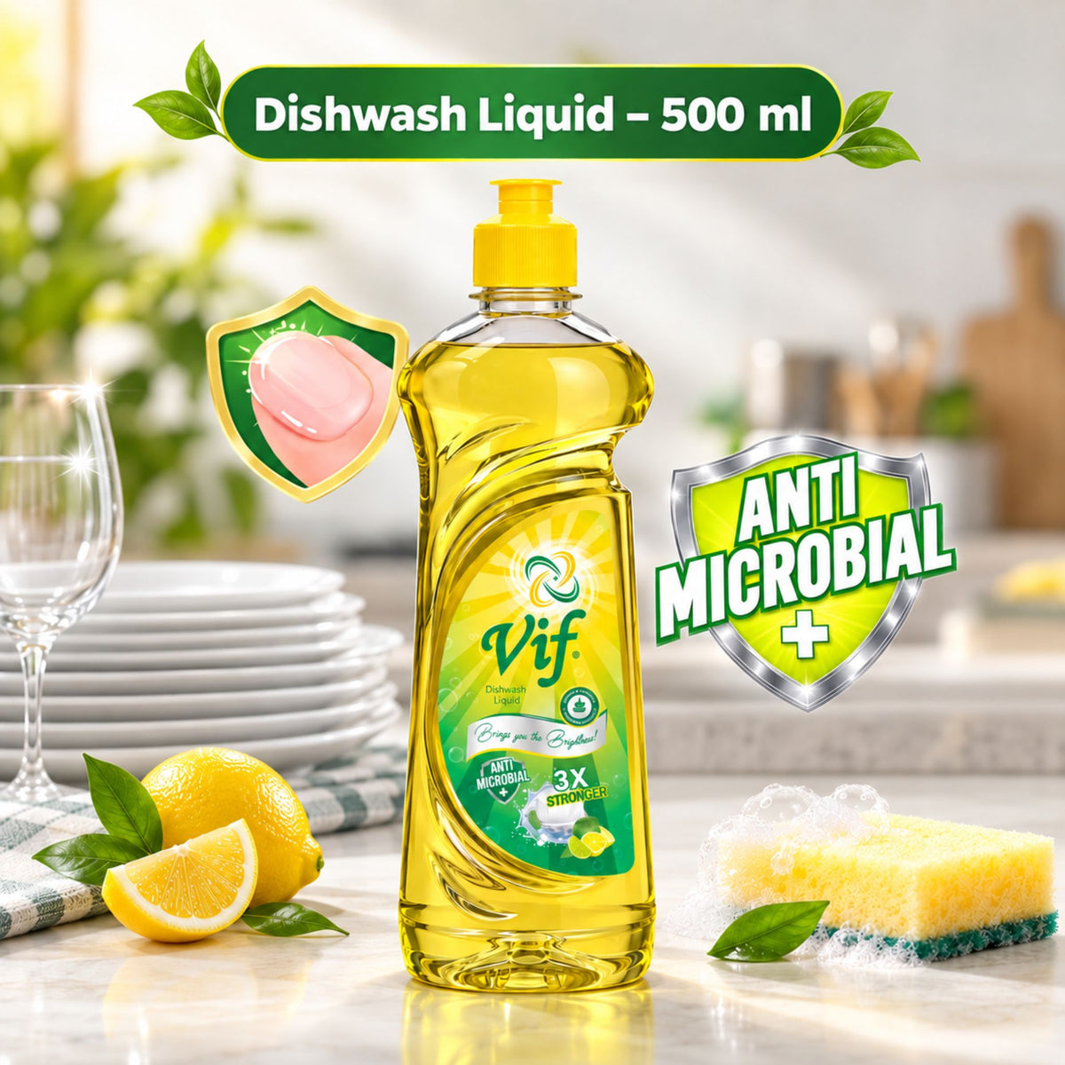 VIF Dishwash Liquid 500ml