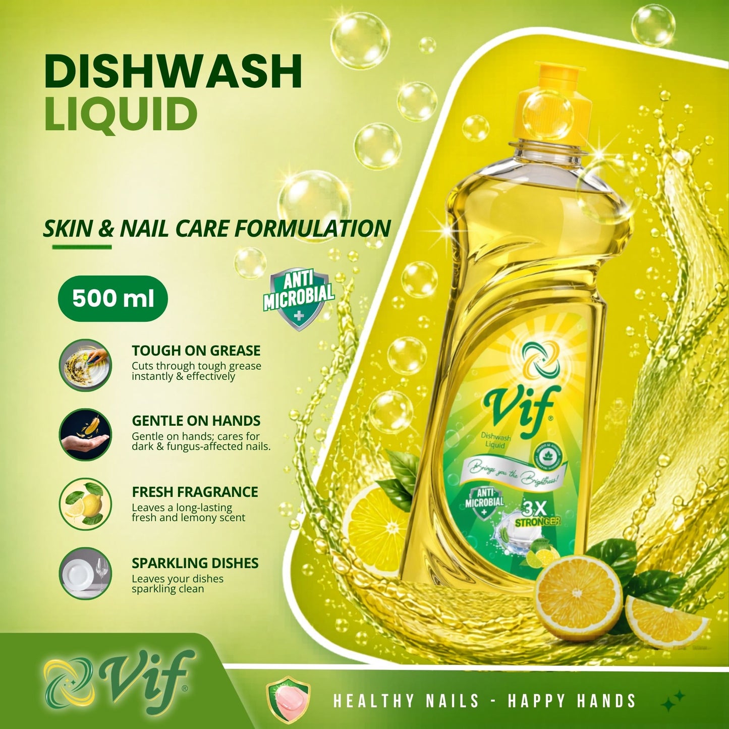 VIF Dishwash Liquid 500ml