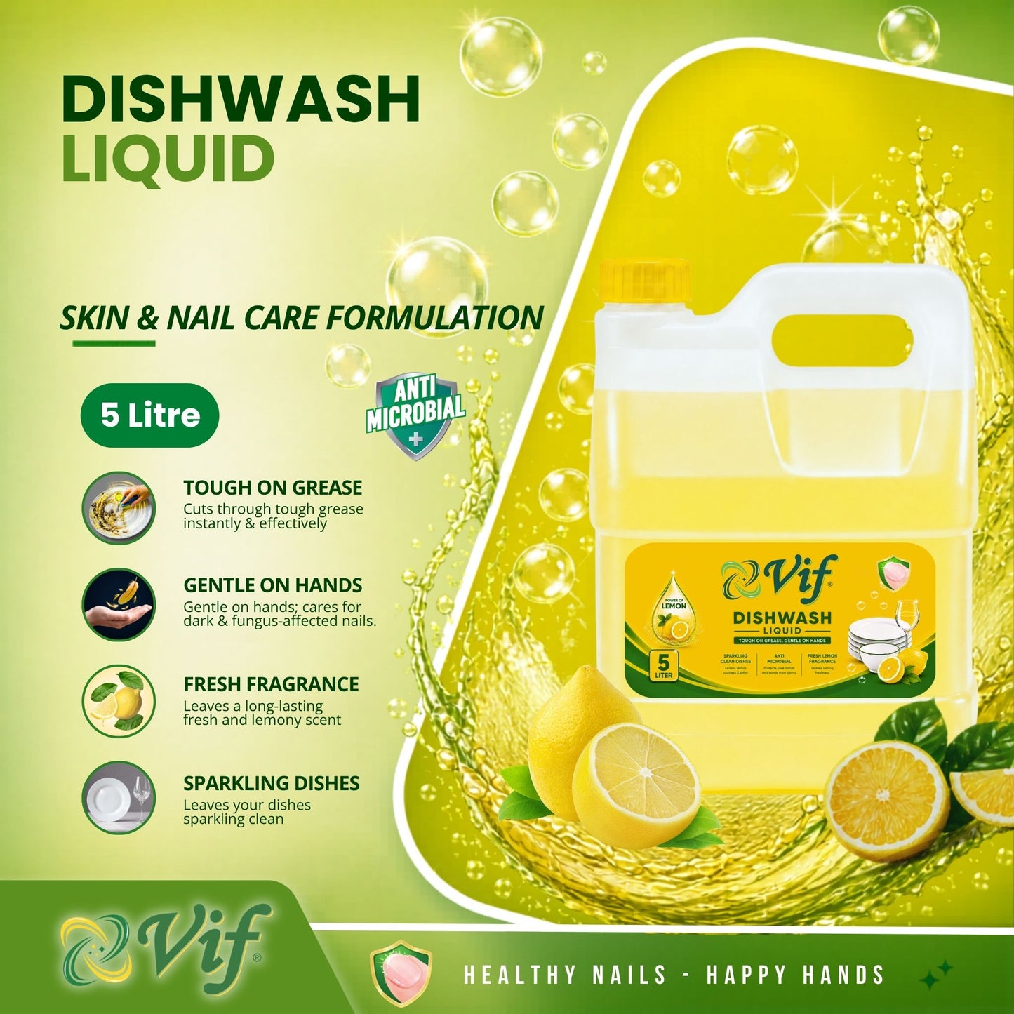 VIF Dishwash Liquid 5L