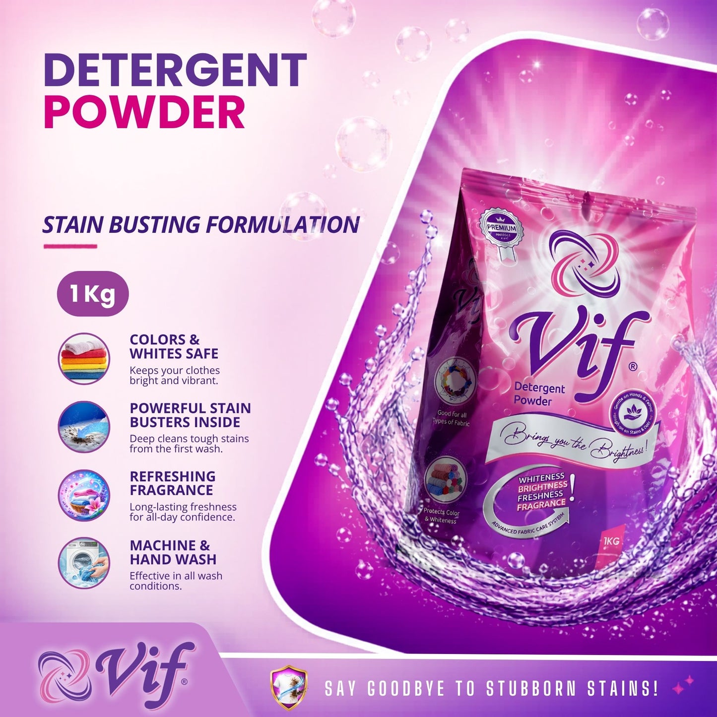 VIF Detergent Powder 1KG