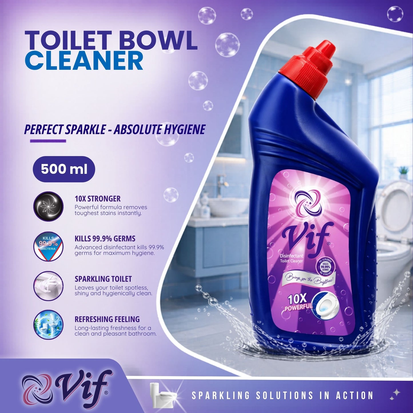 VIF Toilet Bowl Cleaner 500ml
