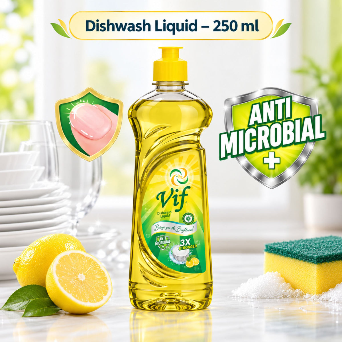 VIF Dishwash Liquid 250ml