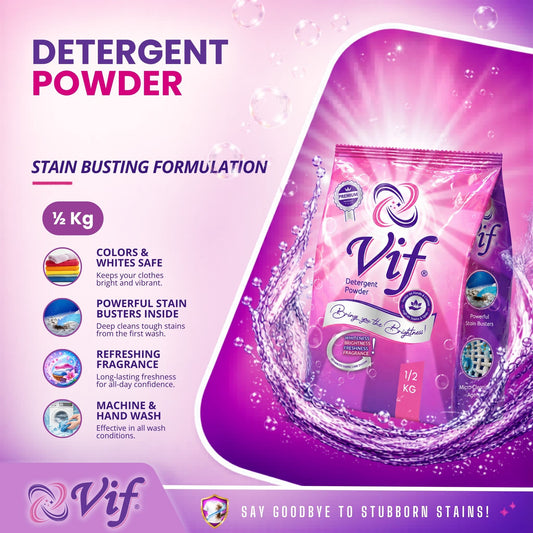VIF Detergent Powder 500G
