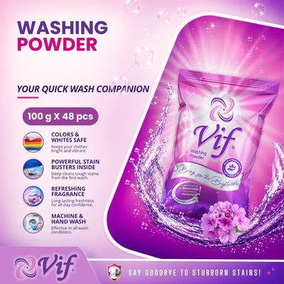 VIF Washing Powder 100G X 48pcs