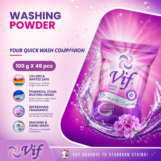 VIF Washing Powder 100G X 48pcs