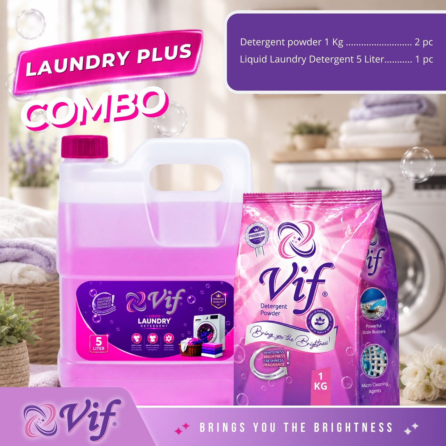 VIF Laundry Plus - Combo