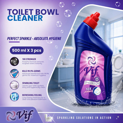 VIF Toilet Bowl Cleaner 500ml X 3pcs