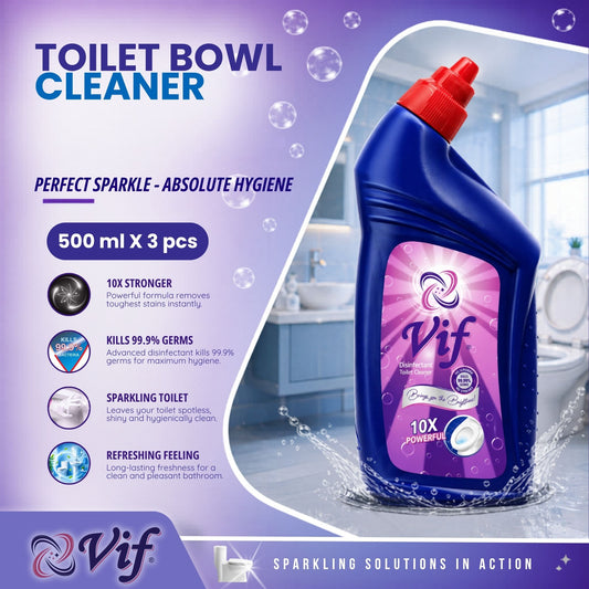 VIF Toilet Bowl Cleaner 500ml X 3pcs